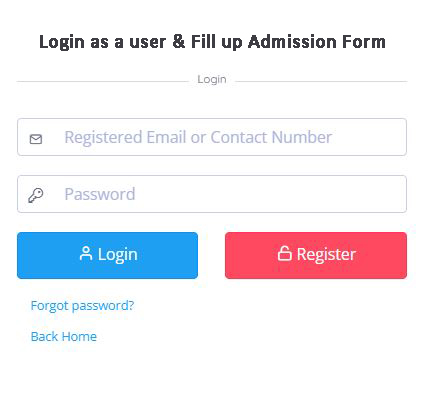 admission signup